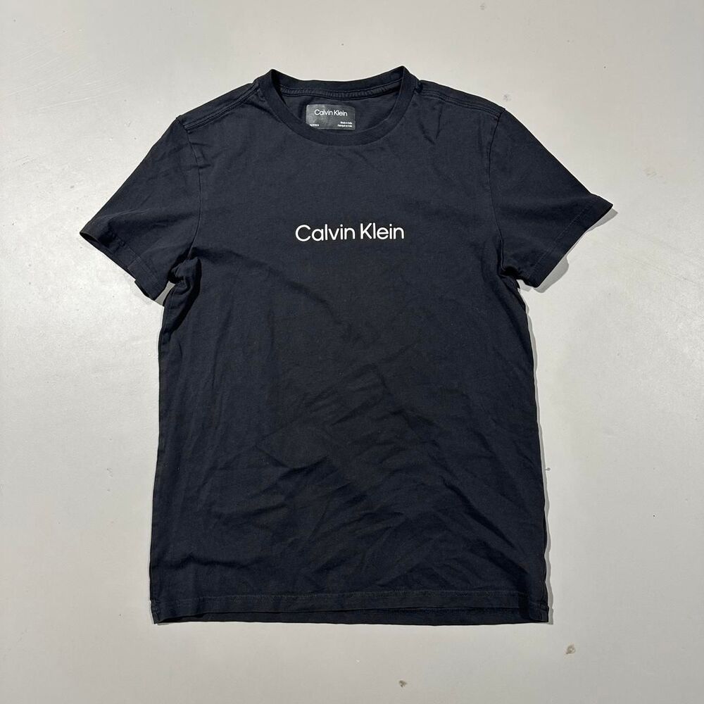 Women's XS Black Calvin Klein T-shirt with Logo